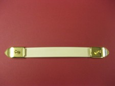 VINTAGE DANSETTE  RECORD PLAYER CABINET SPARES TEMPO BRASS HANDLE CLASPS