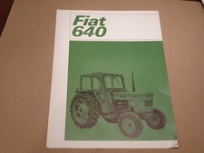 Fiat 640 fitted with Lambourn cab UK market tractor sales brochure 1974