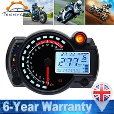 15000RPM Motorbike Speedometer Universal LCD Digital Motorcycle Odometer 00062F3