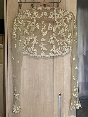 Vintage cream ivory bolero - vintage,