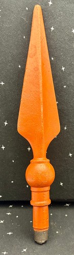 Vintage cast iron fence - cast,