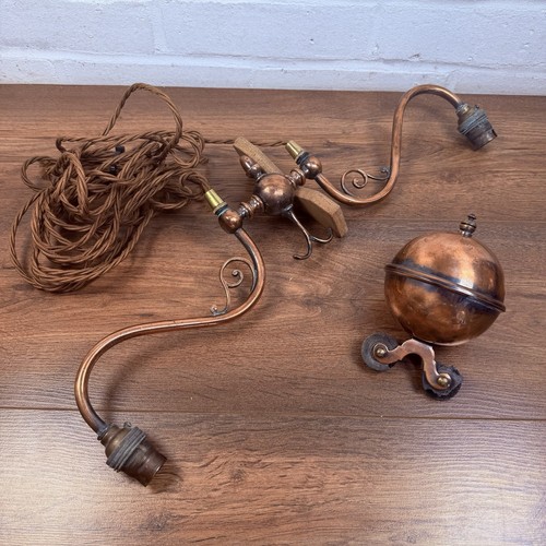 Vintage copper rise fall - rise,