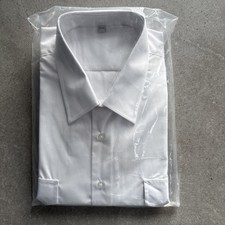 Mens Shirt Long Sleeve Pilot Police Security Guard Doorman Workwear Uniform