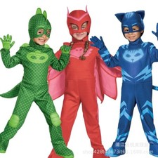 PJ Masks Costume Boys Girls Superhero Kid Child Fancy Dress  Outfit School GIFT*