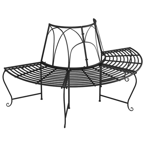 Vidaxl half round - half, bench