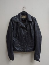 Vintage Ladies Belstaff Jacket Black-Prince Label Sammy Miller 1955 Waxed Cotton