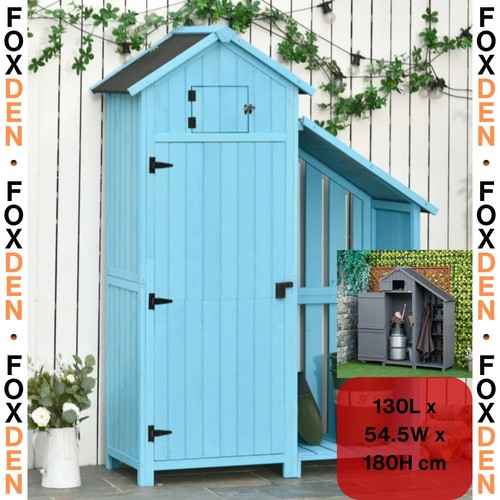 Wooden garden storage shed - wooden, w/