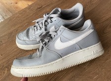 Nike Air Jordan 1 Low Wolf Grey Leather Trainers -size EUR 43 /UK  8.5