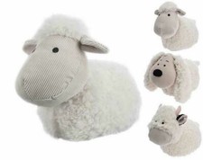Soft Fluffy Fabric Novelty Door Stop Animal Doorstop Door Stopper Sheep Cow Dog