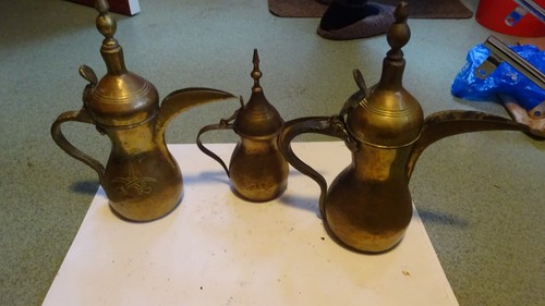 Vintage arabic dallah - arabic, coffee