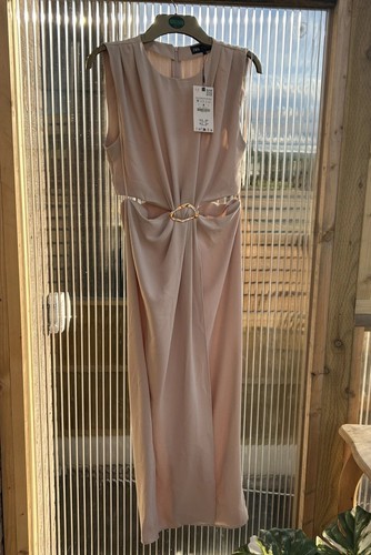 Zara nude beige maxi dress - beige,