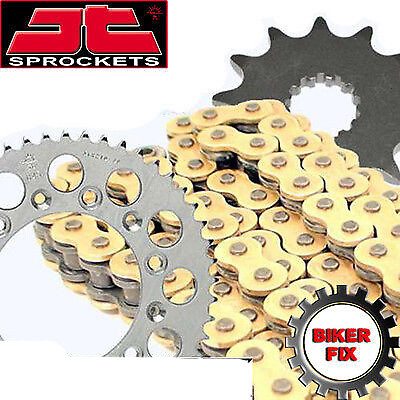 Gold ring chain and sprocket - and,