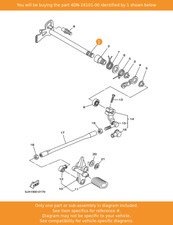 YAMAHA Shift Shaft Assy