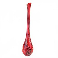 Large Red 31" Floor Vase