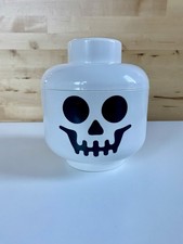 LEGO Small Storage Head 5006591 Stackable Smiling Skull Used