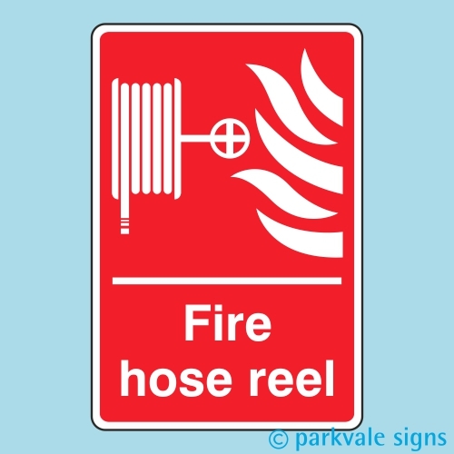 Fire hose reel - fire, sign