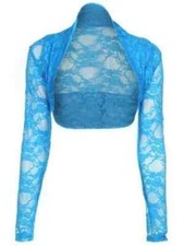 Ladies Womens Cropped Lace