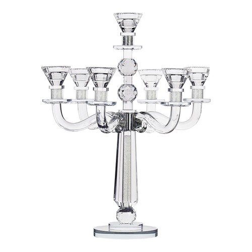Crystal candelabra with arms - 7,