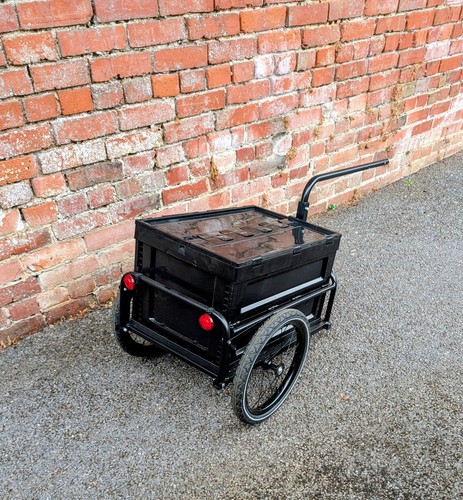 Cargo bike trailer folding - ,