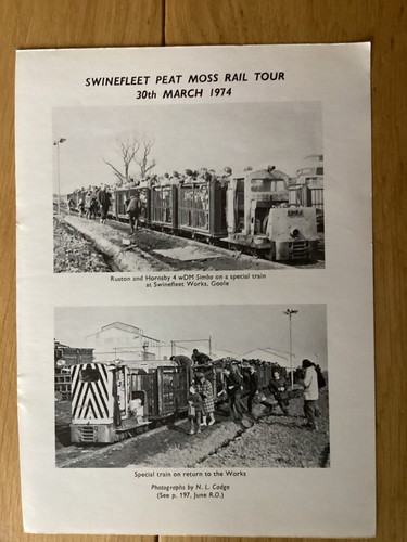 Swinefleet peat moss rail - swinefleet,