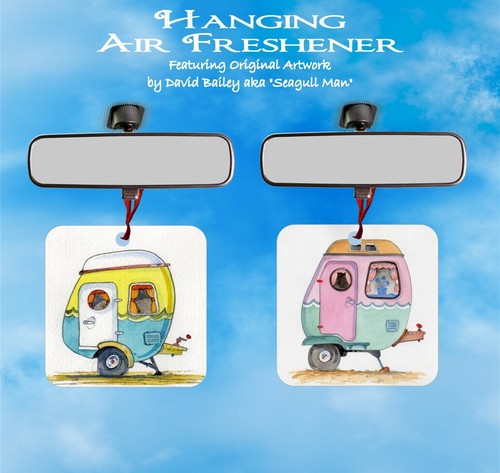 Funny caravan car - caravan, car/office/study