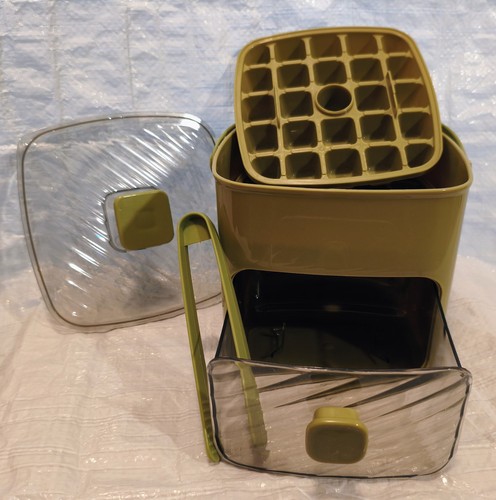 Retro olive green - olive, ice