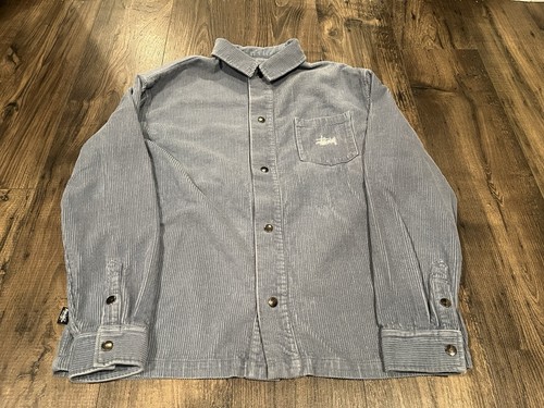 Stussy australia blue corduroy - blue,