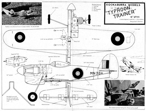 Kookaburra hawker typhoon all - kookaburra,