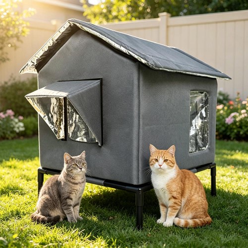 Insulated outdoor cat - insulated,