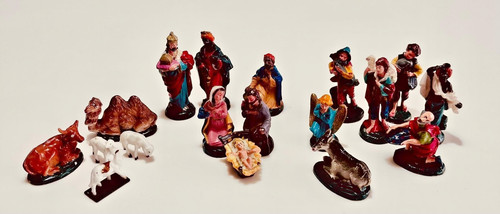 Vintage christmas nativity - christmas,