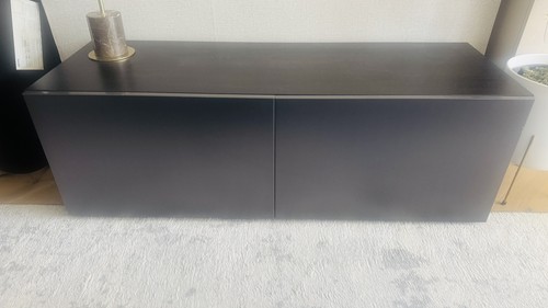 Ikea besta unit - unit, black-brown