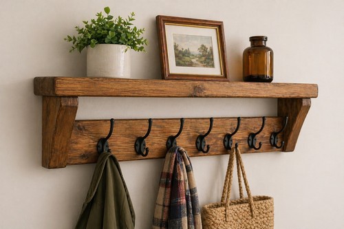 Handmade rustic wooden coat - handmade,