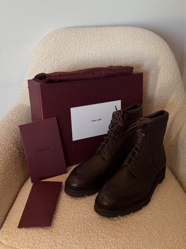 John lobb peak brown grain - john,