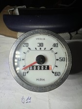 SPEEDOMETER ODOMETER 60MPH DUCATI GUZZI GILERA MORINI AGUSTA BENELLI NOS