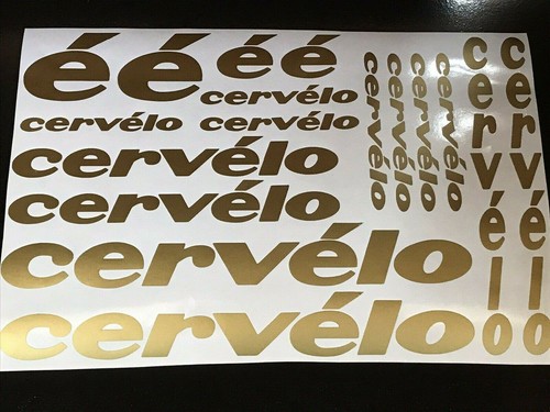 Cervelo cycling decals - cervelo,