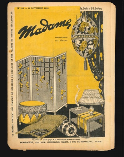 Madame magazine 1924 1926 - madame, back