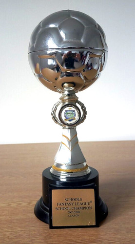 Champion football tall trophy - football,