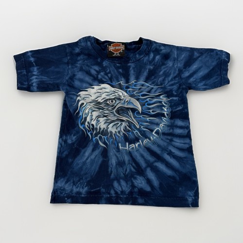 Vtg harley davidson kids blue - davidson,