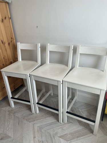 Ikea nordviken white bar stool - nordviken,