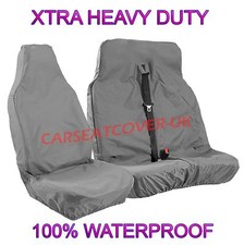 For TOYOTA HIACE (83-12) 280 300 - HEAVY DUTY GREY WATERPROOF VAN SEAT COVERS