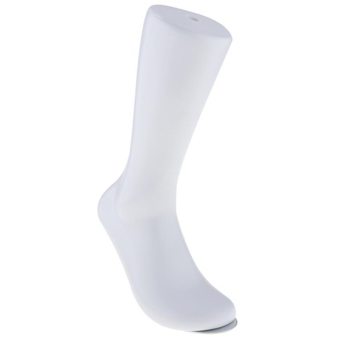 Male black left leg foot - black,