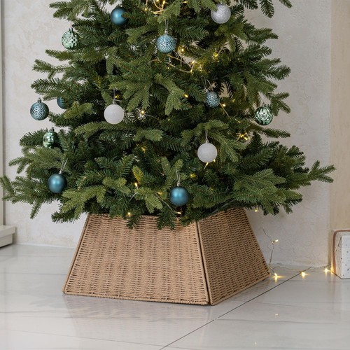 Christmas tree skirt natural - tree,