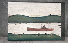 L. S. Lowry A River Scene On