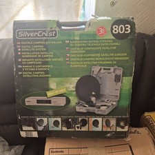 Silvercrest 803 Digital Camping Satellite Receiver with Remote Control Boxed