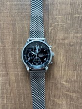 SEIKO Chronograph Watch Black