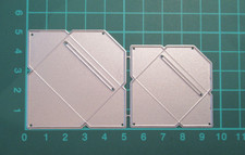 2 Pc Mini Envelopes Metal