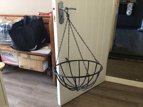 Pair wrought iron - x, (2)