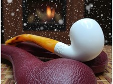 Block Meerschaum Apple Pipe
