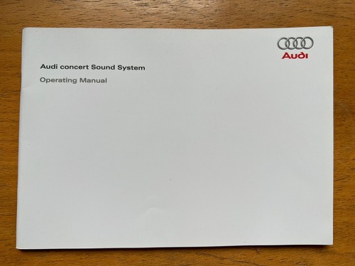 Audi concert sound - a4,