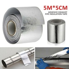 2" x 5M Silver Exhaust Heat